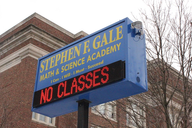 Gale School: No Classes